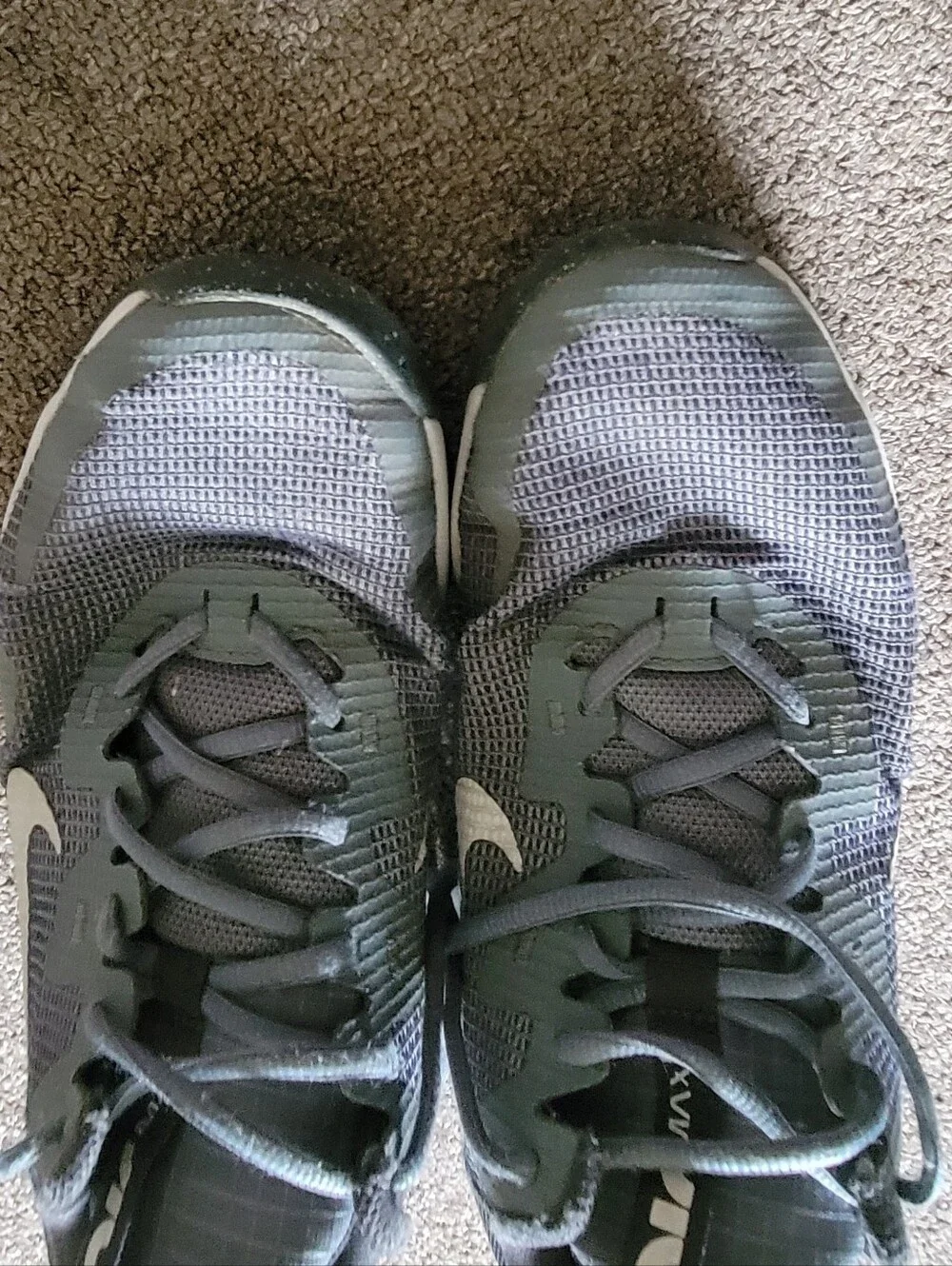 Nike Men's Size 8 Air Max Alpha Trainer 5 Gray Gym Workout Lifting Sneakers